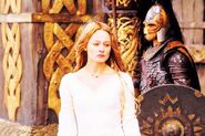 Éowyn at Edoras