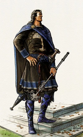 Król Elendil autorstwa Artigasa