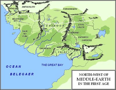 Combined Map Of Beleriand And Middle Earth Forests The One Wiki To Rule Them All Fandom forests the one wiki to rule them all