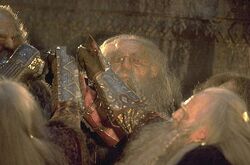 Dwarf-lords taking up their Rings