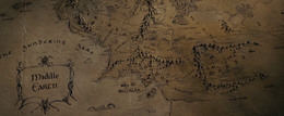 Middle Earth map - FOTR