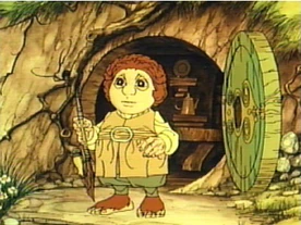 Bilbo w adaptacji Hobbita z 1977 roku