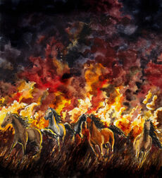 The battle of sudden flame by Filat