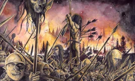 Ciało Celebrimbora niesione na czele armii Saurona