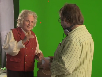 Ian Holm and Peter Jackson reunion