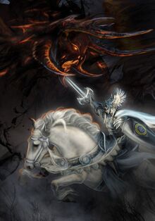 Feanor VS Gothmog by bobgreyvenstein