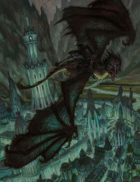 Witch-king flying, Giancola
