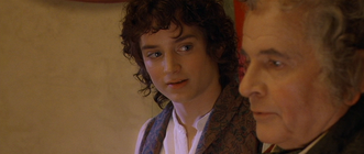 Frodo Baggins with Bilbo