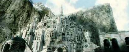 The Lord Of The Rings Minas Tirith Gondor Capital Environmental Statue  Castle
