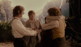 The Hobbits in Rivendell