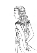Indis the Fair, the wife of Finwë, the first High King of the Ñoldor and Queen of the Ñoldor, by Marya Filatova