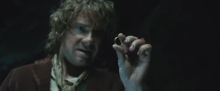 Bilbo finding the Ring in 