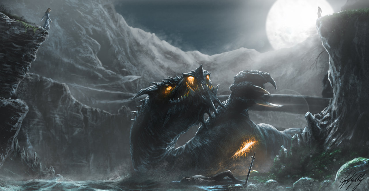 Glaurung Tolkien the Hobbit the Lord of the Rings the 