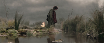 Frodo in the Dead Marshes