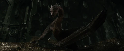 Smaug as seen in the second film
