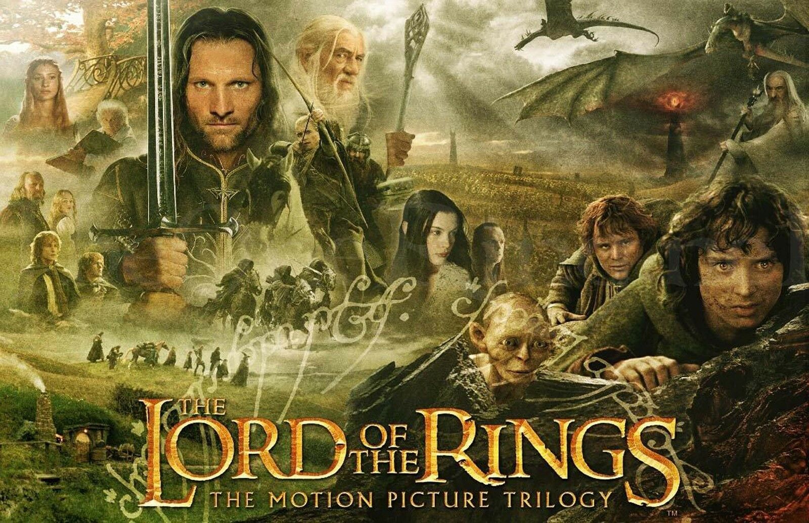 the hobbit trilogy and the lord of the rings trilogy extended edition us region
