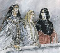 Catherine Karina Chmiel - Turgon, Idril, and Maeglin together