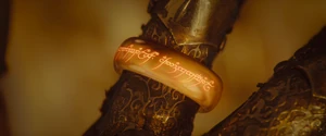 The Ring on Sauron's finger, in the 