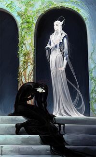 Manwe and Melkor by elveo