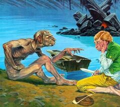 Sméagol/Gollum meets Bilbo