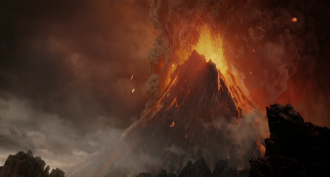 gollum falling into mount doom