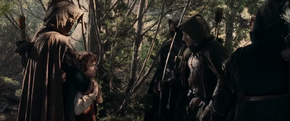 Faramir encounters Frodo and Sam