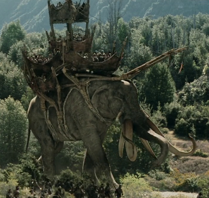 lord of the rings oliphants
