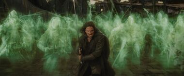 Aragorn with the Army of the Dead