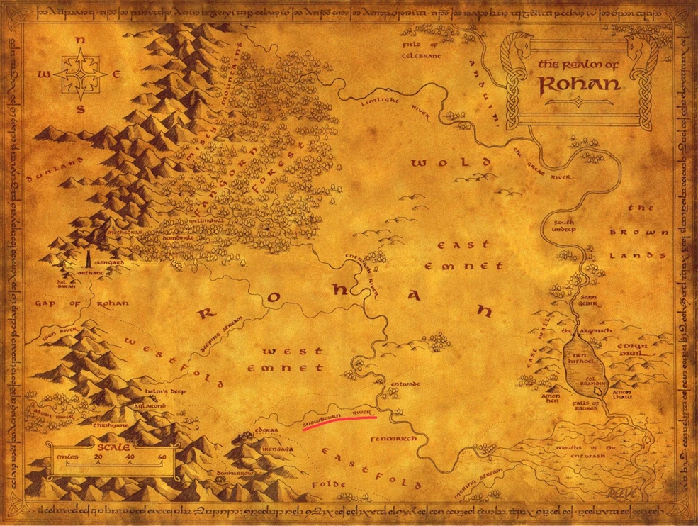 Rohan Lord Of The Rings Map [Lord Of The Rings] How Many Troops Did