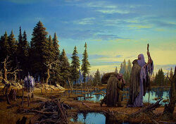 Ted Nasmith - Saruman is Overtaken