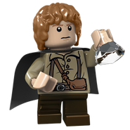 Sam as a LEGO minifigure.