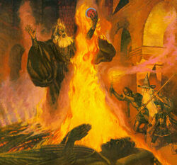 The Pyre of Denethor by Robert Chronister