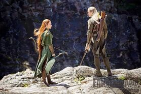 Tauriel and Legolas from Entertainment Weekly