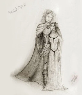 Andretha i Aegnor (rys. Eleniel)