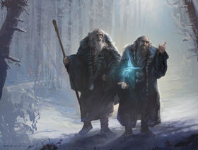 The Blue Wizards journeying to the East