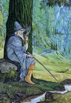 Gandalf smoking Roger Garland