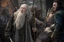 Gandalf und Bard in der Schlacht von Thal