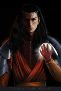 Feanor with silmaril by steamey-d5ohmzy