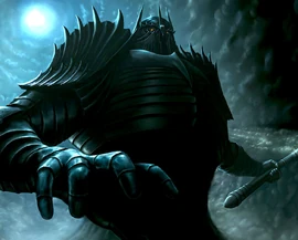 Morgoth in his armor, imagined by  