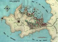 Дол Амрот, город-порт, одна из баз флота Гондора.