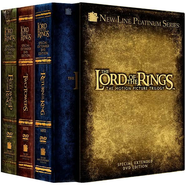 the lord of the rings trilogy extended edition dvd
