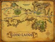 Map of the Lone-lands from 