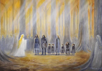 Fellowship with Galadriel, Kulisz
