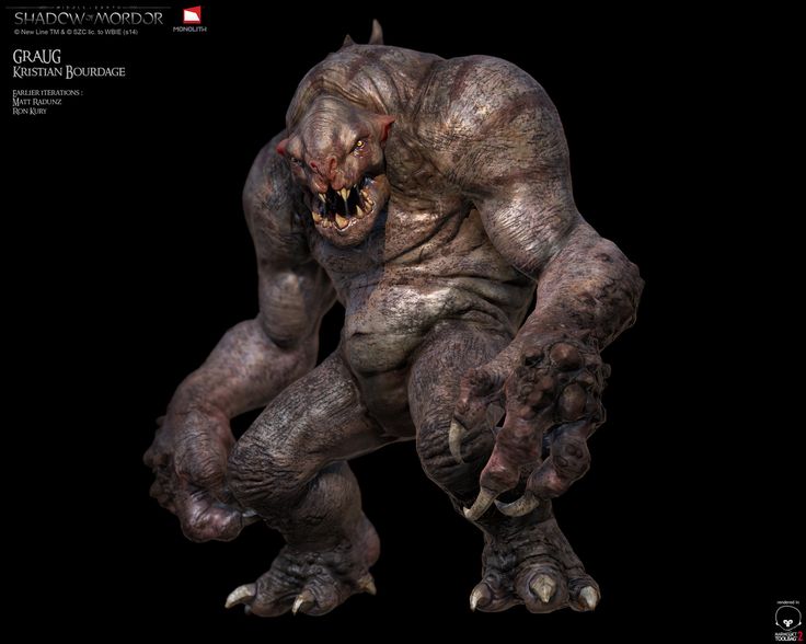 horned graug shadow of mordor