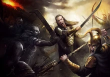 Эльронд и Гиль-галад в Войне Последнего Союза