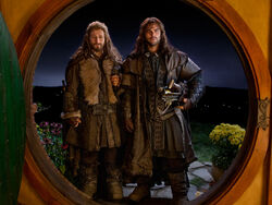 Fili and Kili at Bag End