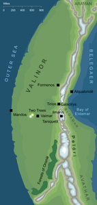 Map of Valinor