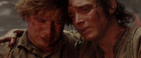 Frodo and Sam at Mt Doom