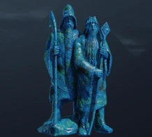 Figurka przedstawiająca Alatara i Pallando