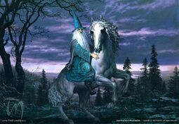 Ted Nasmith — Gandalf and Shadowfax